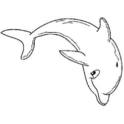 Disegno da colorare: Delfino (Animali) #5112 - Pagine da Colorare Stampabili Gratuite