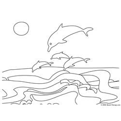 Disegno da colorare: Delfino (Animali) #5117 - Pagine da Colorare Stampabili Gratuite