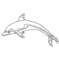 Disegno da colorare: Delfino (Animali) #5123 - Pagine da Colorare Stampabili Gratuite