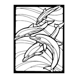 Disegno da colorare: Delfino (Animali) #5127 - Pagine da Colorare Stampabili Gratuite