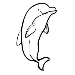 Disegno da colorare: Delfino (Animali) #5130 - Pagine da Colorare Stampabili Gratuite