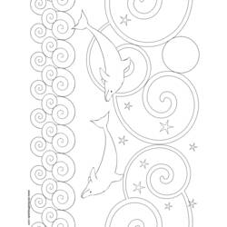Disegno da colorare: Delfino (Animali) #5137 - Pagine da Colorare Stampabili Gratuite
