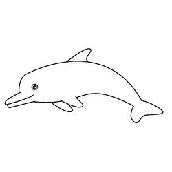 Disegno da colorare: Delfino (Animali) #5197 - Pagine da Colorare Stampabili Gratuite