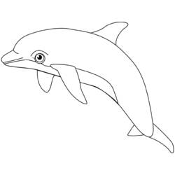 Disegno da colorare: Delfino (Animali) #5206 - Pagine da Colorare Stampabili Gratuite