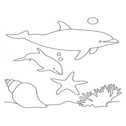 Disegno da colorare: Delfino (Animali) #5219 - Pagine da Colorare Stampabili Gratuite