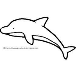 Disegno da colorare: Delfino (Animali) #5229 - Pagine da Colorare Stampabili Gratuite