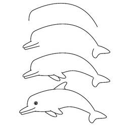 Disegno da colorare: Delfino (Animali) #5274 - Pagine da Colorare Stampabili Gratuite