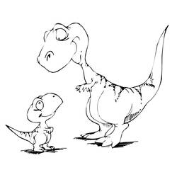 Disegno da colorare: Dinosauro (Animali) #5489 - Pagine da Colorare Stampabili Gratuite