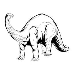 Disegno da colorare: Dinosauro (Animali) #5497 - Pagine da Colorare Stampabili Gratuite