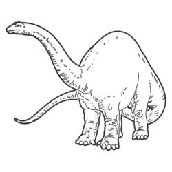 Disegno da colorare: Dinosauro (Animali) #5498 - Pagine da Colorare Stampabili Gratuite