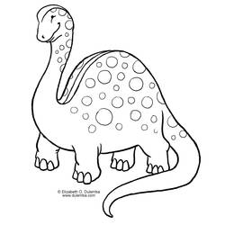 Disegno da colorare: Dinosauro (Animali) #5503 - Pagine da Colorare Stampabili Gratuite