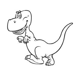 Disegno da colorare: Dinosauro (Animali) #5506 - Pagine da Colorare Stampabili Gratuite