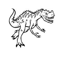 Disegno da colorare: Dinosauro (Animali) #5511 - Pagine da Colorare Stampabili Gratuite
