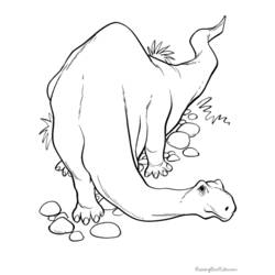 Disegno da colorare: Dinosauro (Animali) #5516 - Pagine da Colorare Stampabili Gratuite