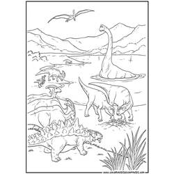 Disegno da colorare: Dinosauro (Animali) #5522 - Pagine da Colorare Stampabili Gratuite