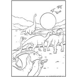 Disegno da colorare: Dinosauro (Animali) #5530 - Pagine da Colorare Stampabili Gratuite