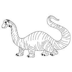 Disegno da colorare: Dinosauro (Animali) #5539 - Pagine da Colorare Stampabili Gratuite