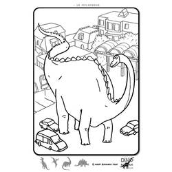 Disegno da colorare: Dinosauro (Animali) #5564 - Pagine da Colorare Stampabili Gratuite