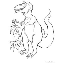 Disegno da colorare: Dinosauro (Animali) #5597 - Pagine da Colorare Stampabili Gratuite