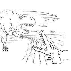 Disegno da colorare: Dinosauro (Animali) #5598 - Pagine da Colorare Stampabili Gratuite