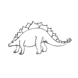 Disegno da colorare: Dinosauro (Animali) #5612 - Pagine da Colorare Stampabili Gratuite