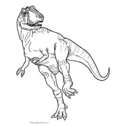 Disegno da colorare: Dinosauro (Animali) #5640 - Pagine da Colorare Stampabili Gratuite