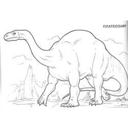 Disegno da colorare: Dinosauro (Animali) #5643 - Pagine da Colorare Stampabili Gratuite