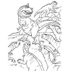 Disegno da colorare: Dinosauro (Animali) #5645 - Pagine da Colorare Stampabili Gratuite