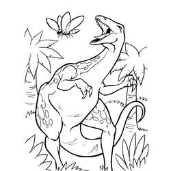 Disegno da colorare: Dinosauro (Animali) #5675 - Pagine da Colorare Stampabili Gratuite