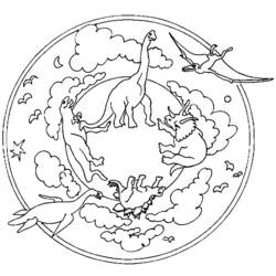 Disegno da colorare: Dinosauro (Animali) #5684 - Pagine da Colorare Stampabili Gratuite