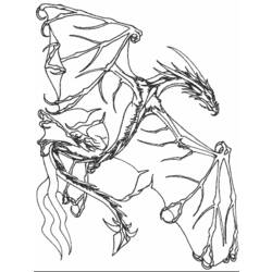 Disegno da colorare: Drago (Animali) #5716 - Pagine da Colorare Stampabili Gratuite