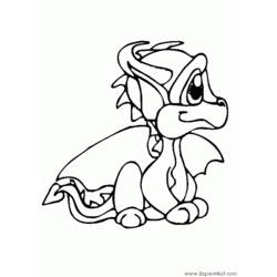 Disegno da colorare: Drago (Animali) #5767 - Pagine da Colorare Stampabili Gratuite