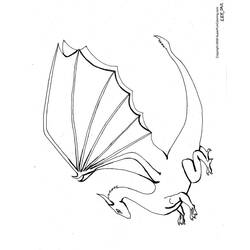 Disegno da colorare: Drago (Animali) #5797 - Pagine da Colorare Stampabili Gratuite