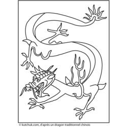 Disegno da colorare: Drago (Animali) #5810 - Pagine da Colorare Stampabili Gratuite
