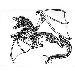 Disegno da colorare: Drago (Animali) #5825 - Pagine da Colorare Stampabili Gratuite