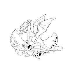 Disegno da colorare: Drago (Animali) #5852 - Pagine da Colorare Stampabili Gratuite