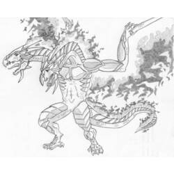 Disegno da colorare: Drago (Animali) #5869 - Pagine da Colorare Stampabili Gratuite