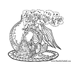 Disegno da colorare: Drago (Animali) #5874 - Pagine da Colorare Stampabili Gratuite