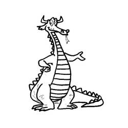 Disegno da colorare: Drago (Animali) #5885 - Pagine da Colorare Stampabili Gratuite