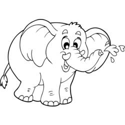 Disegno da colorare: Elefante (Animali) #6295 - Pagine da Colorare Stampabili Gratuite