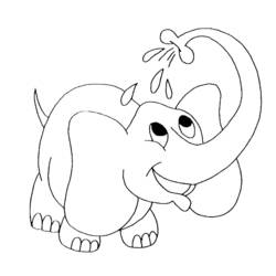 Disegno da colorare: Elefante (Animali) #6297 - Pagine da Colorare Stampabili Gratuite