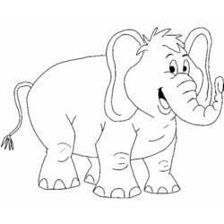 Disegno da colorare: Elefante (Animali) #6304 - Pagine da Colorare Stampabili Gratuite