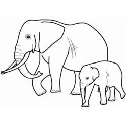 Disegno da colorare: Elefante (Animali) #6322 - Pagine da Colorare Stampabili Gratuite