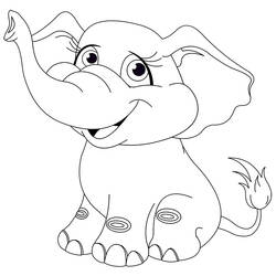 Disegno da colorare: Elefante (Animali) #6324 - Pagine da Colorare Stampabili Gratuite