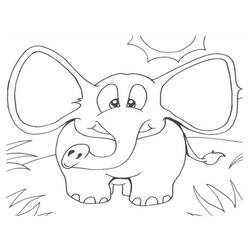 Disegno da colorare: Elefante (Animali) #6330 - Pagine da Colorare Stampabili Gratuite