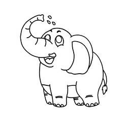 Disegno da colorare: Elefante (Animali) #6347 - Pagine da Colorare Stampabili Gratuite