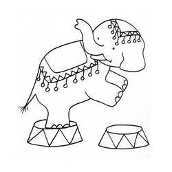 Disegno da colorare: Elefante (Animali) #6368 - Pagine da Colorare Stampabili Gratuite