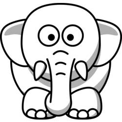 Disegno da colorare: Elefante (Animali) #6370 - Pagine da Colorare Stampabili Gratuite