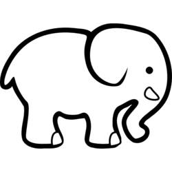 Disegno da colorare: Elefante (Animali) #6408 - Pagine da Colorare Stampabili Gratuite
