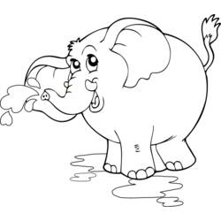 Disegno da colorare: Elefante (Animali) #6412 - Pagine da Colorare Stampabili Gratuite